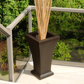 Mayne Bordeaux Tall Planter - Espresso 5864-ES